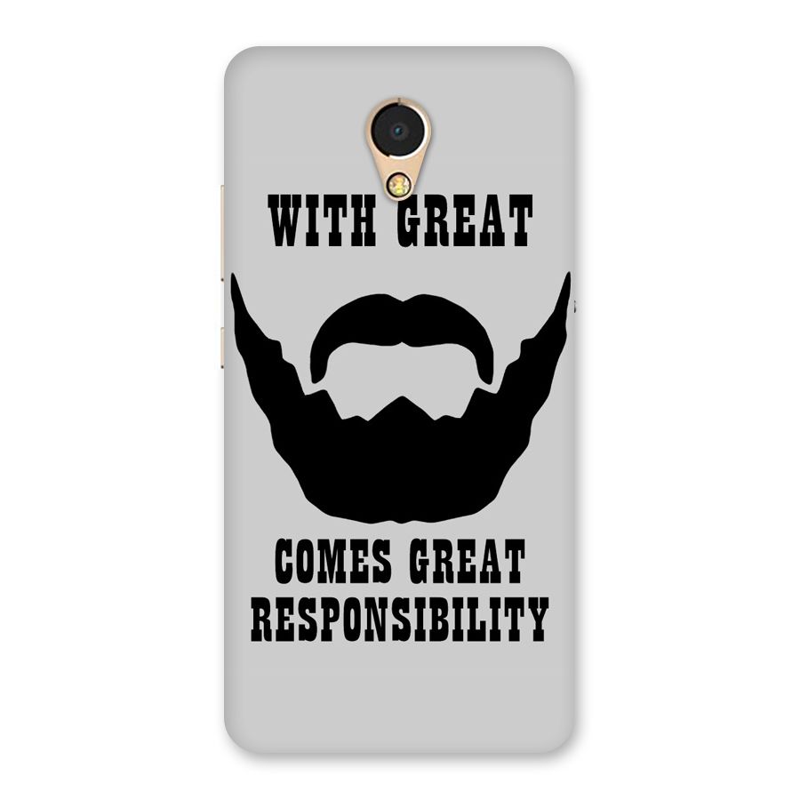 Great Beard Great Responsibility Back Case for Lenovo P2