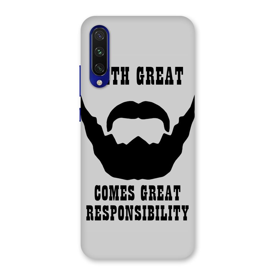 Great Beard Great Responsibility Back Case for Mi A3