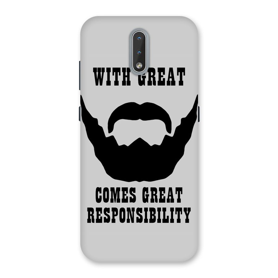 Great Beard Great Responsibility Back Case for Nokia 2.3