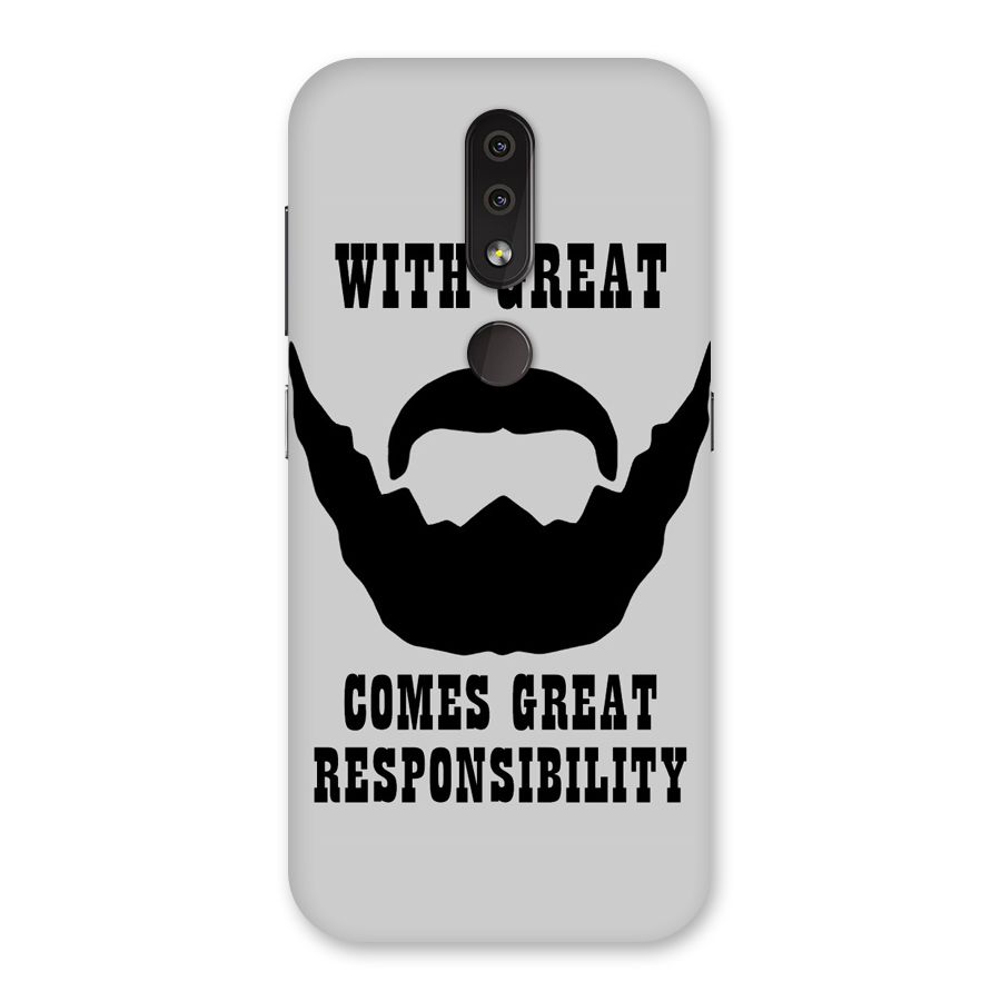 Great Beard Great Responsibility Back Case for Nokia 4.2