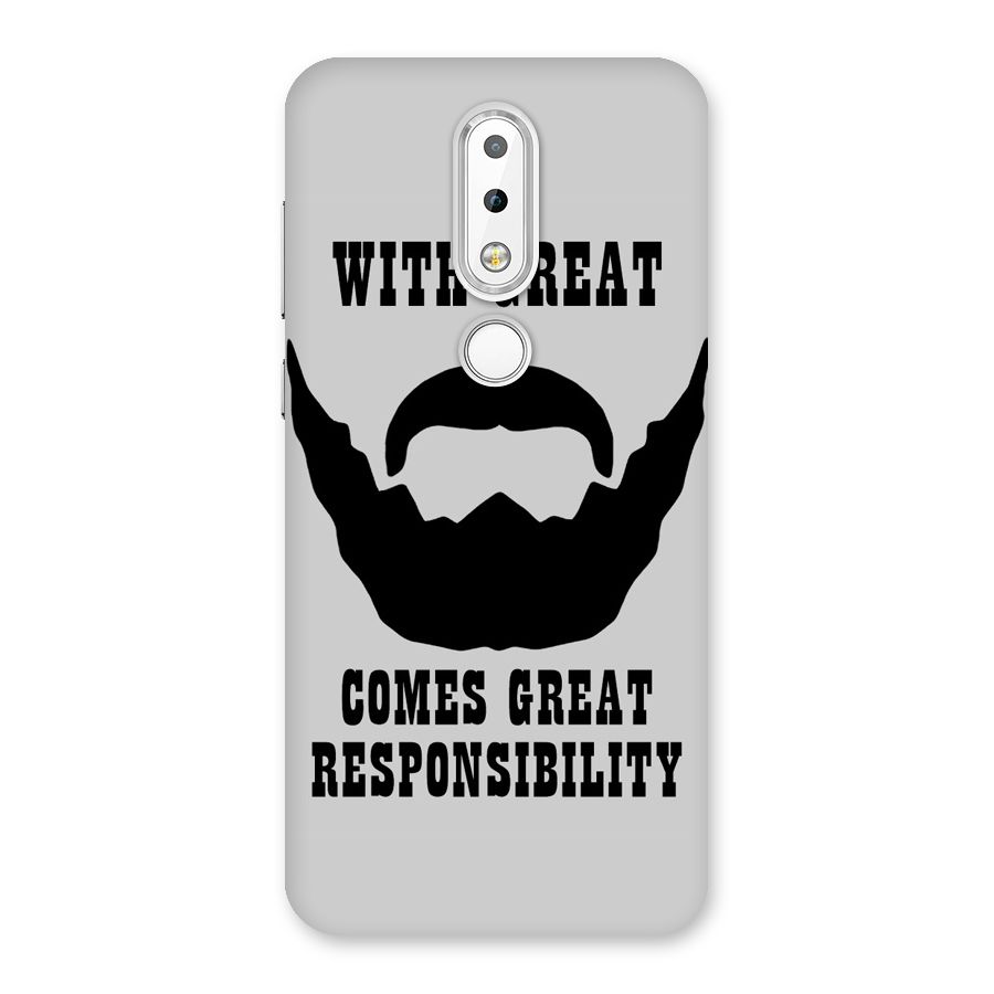 Great Beard Great Responsibility Back Case for Nokia 6.1 Plus