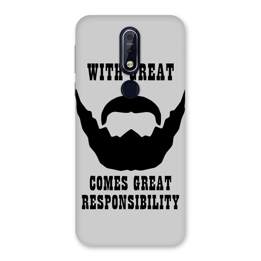Great Beard Great Responsibility Back Case for Nokia 7.1
