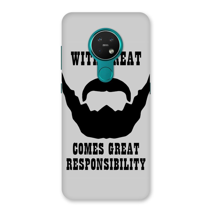 Great Beard Great Responsibility Back Case for Nokia 7.2