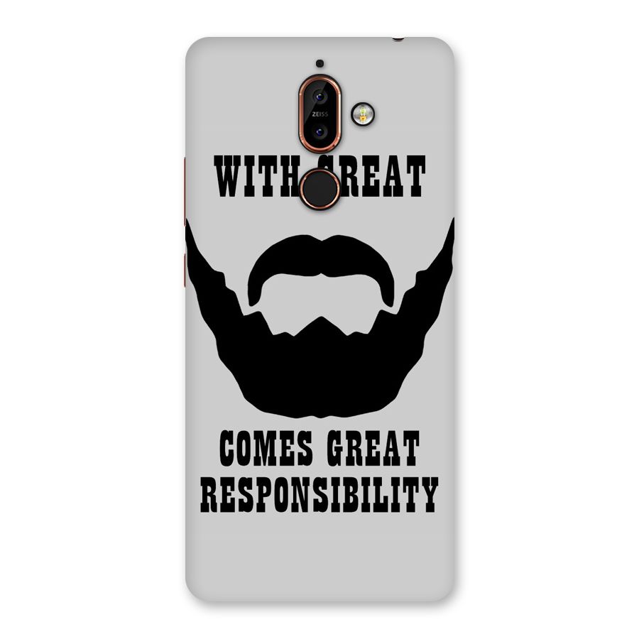 Great Beard Great Responsibility Back Case for Nokia 7 Plus