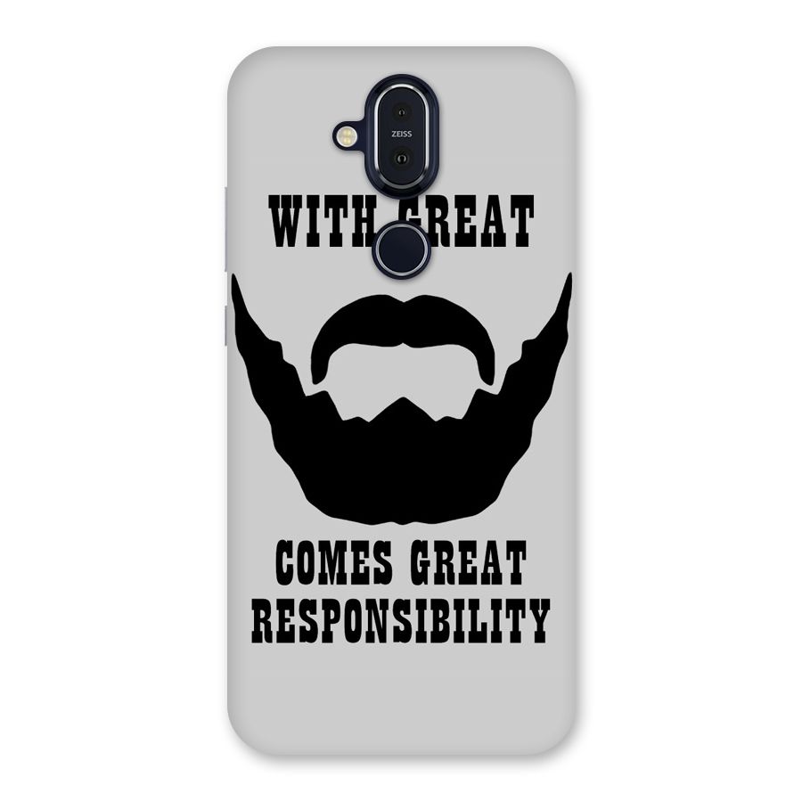 Great Beard Great Responsibility Back Case for Nokia 8.1