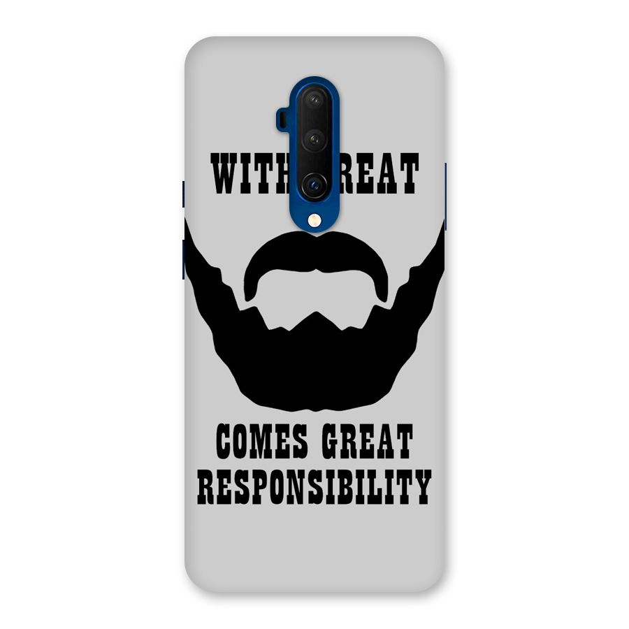 Great Beard Great Responsibility Back Case for OnePlus 7T Pro