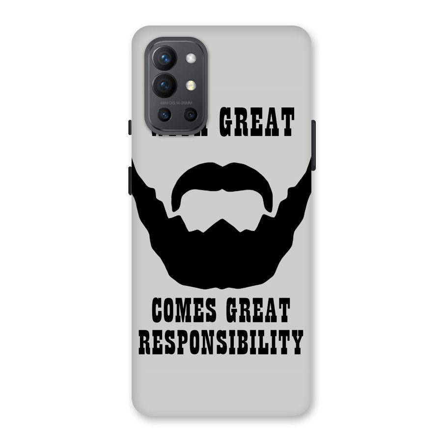Great Beard Great Responsibility Back Case for OnePlus 9R