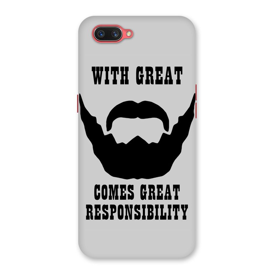 Great Beard Great Responsibility Back Case for Oppo A3s