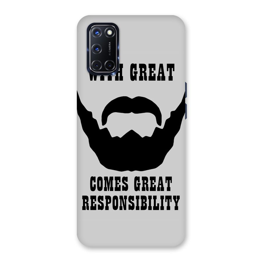 Great Beard Great Responsibility Back Case for Oppo A52