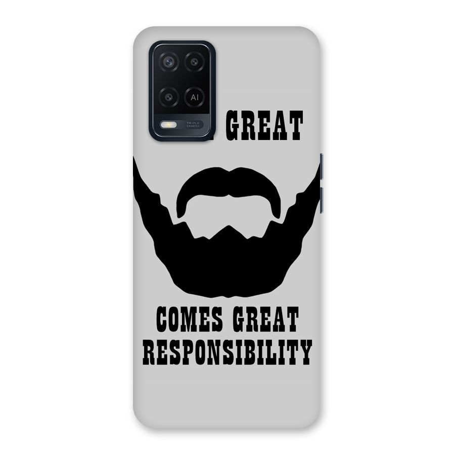 Great Beard Great Responsibility Back Case for Oppo A54