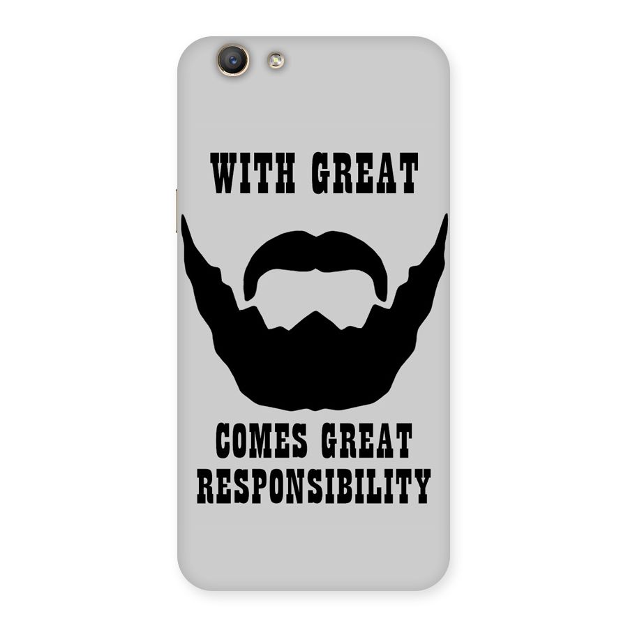 Great Beard Great Responsibility Back Case for Oppo A59