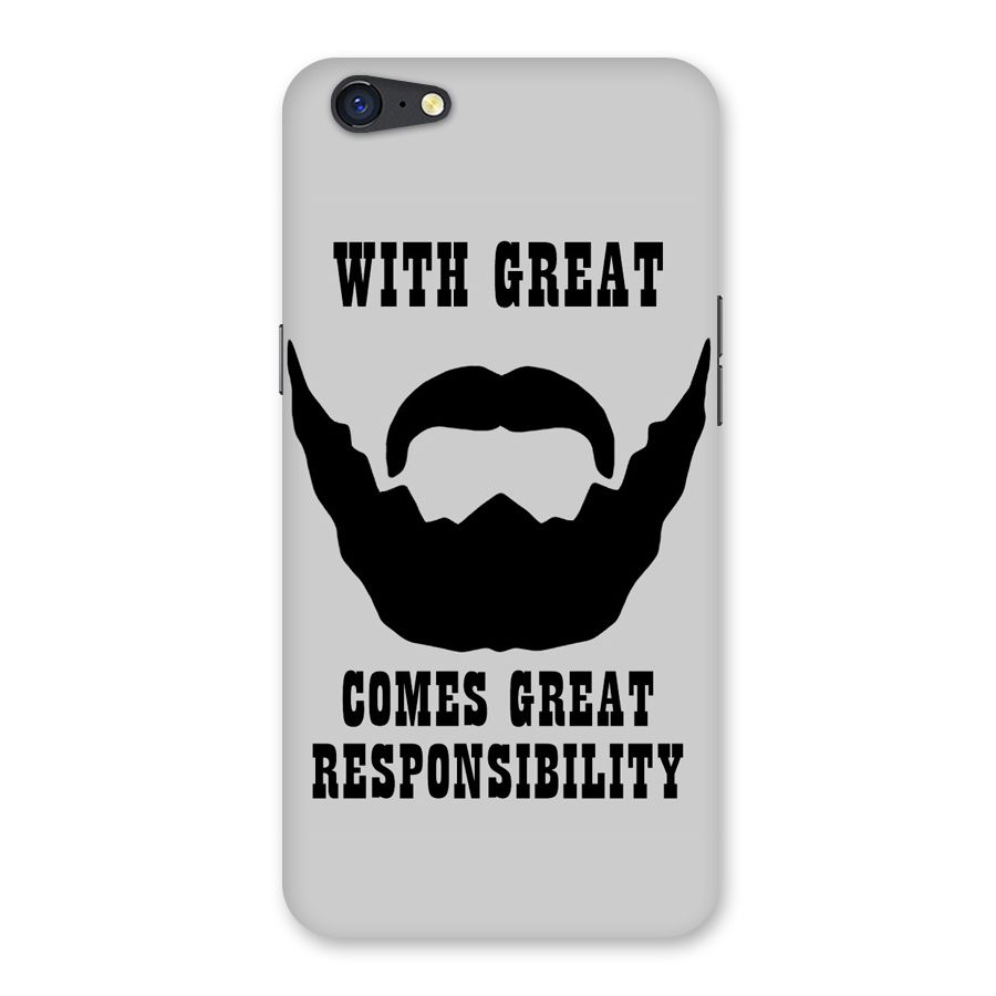 Great Beard Great Responsibility Back Case for Oppo A71