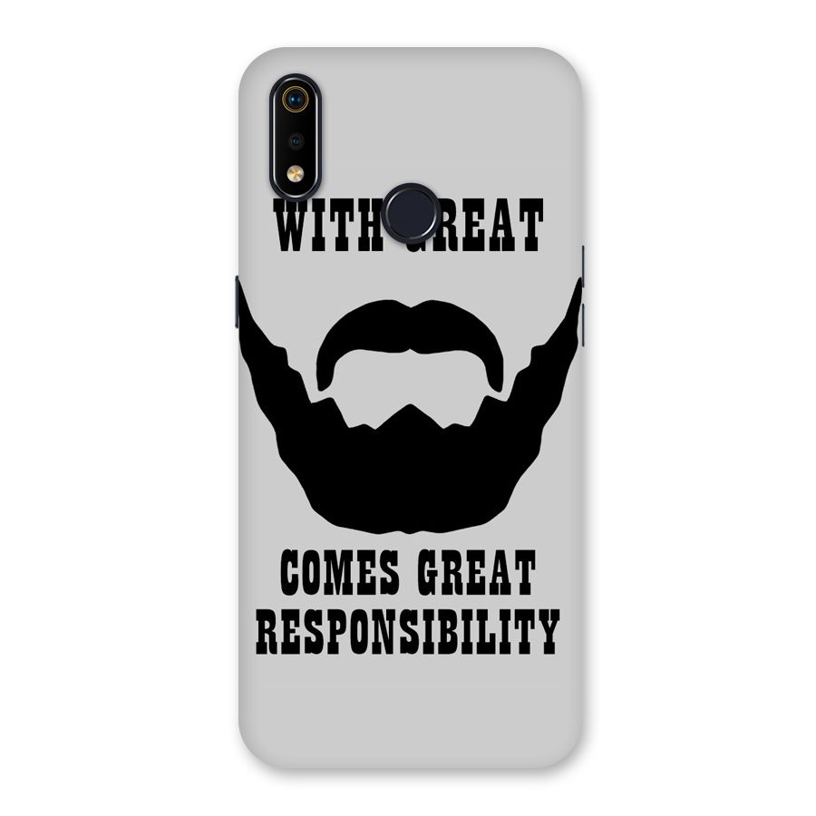 Great Beard Great Responsibility Back Case for Realme 3i