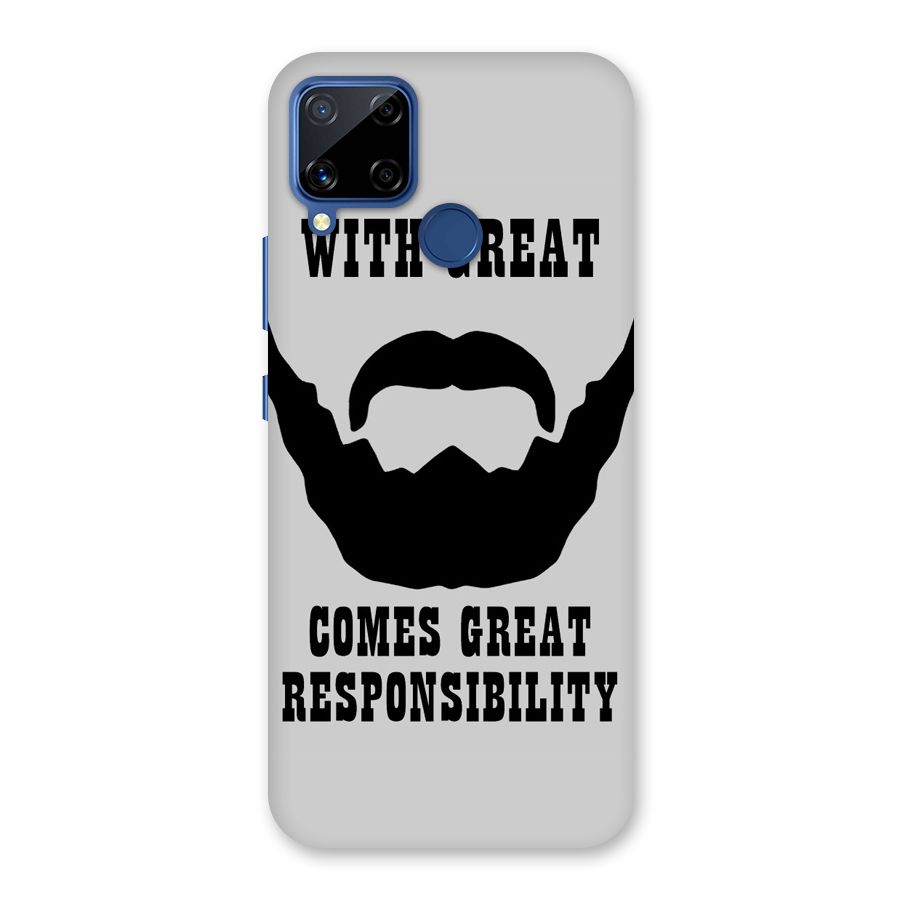 Great Beard Great Responsibility Back Case for Realme C15