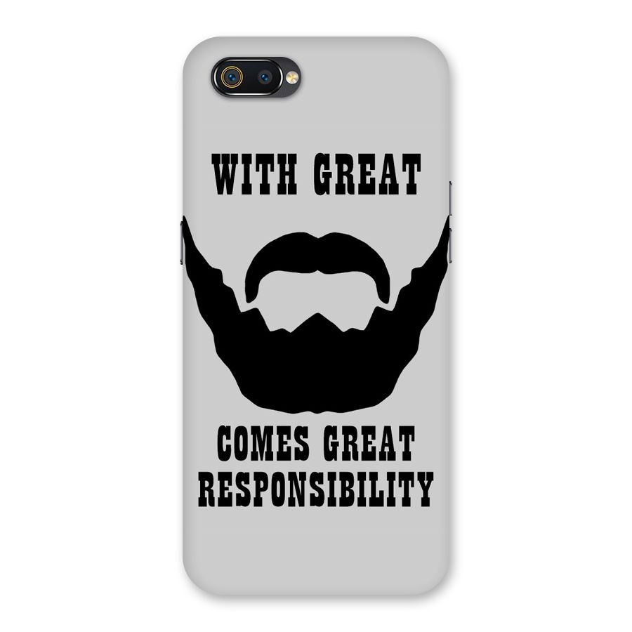 Great Beard Great Responsibility Back Case for Realme C2