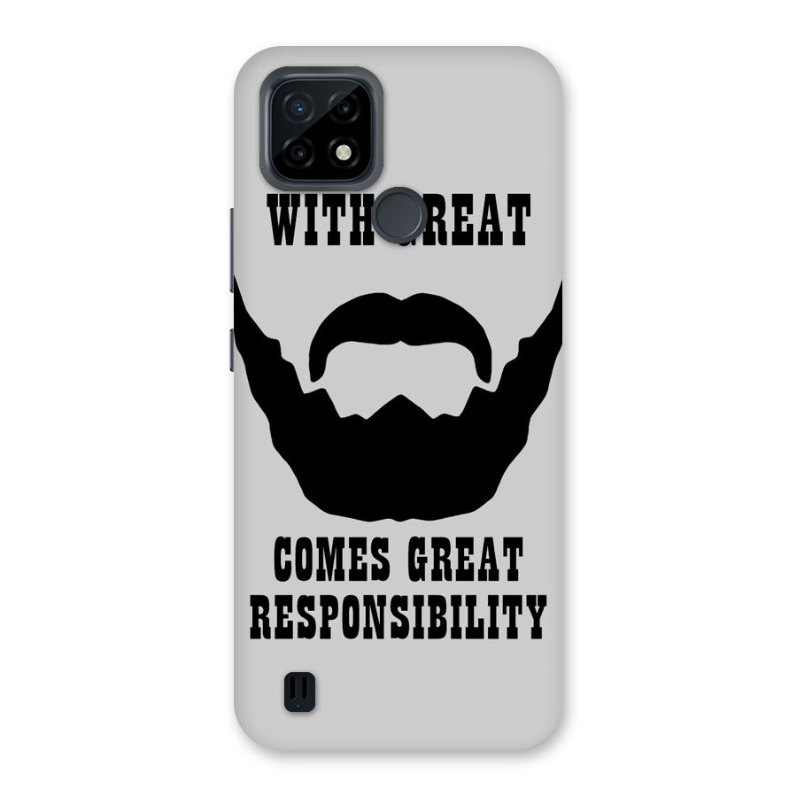 Great Beard Great Responsibility Back Case for Realme C21