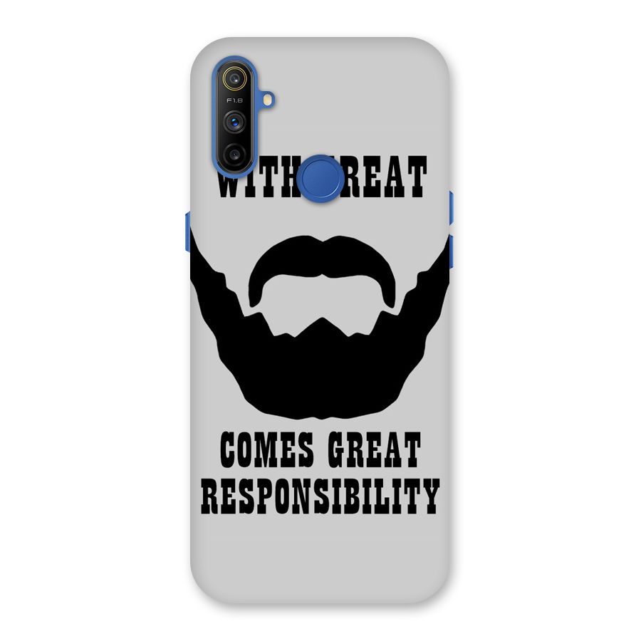 Great Beard Great Responsibility Back Case for Realme Narzo 10A