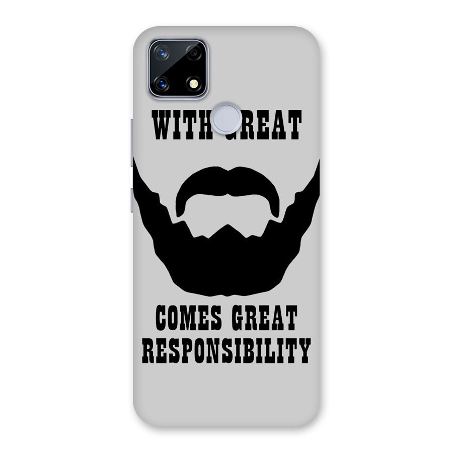 Great Beard Great Responsibility Back Case for Realme Narzo 20