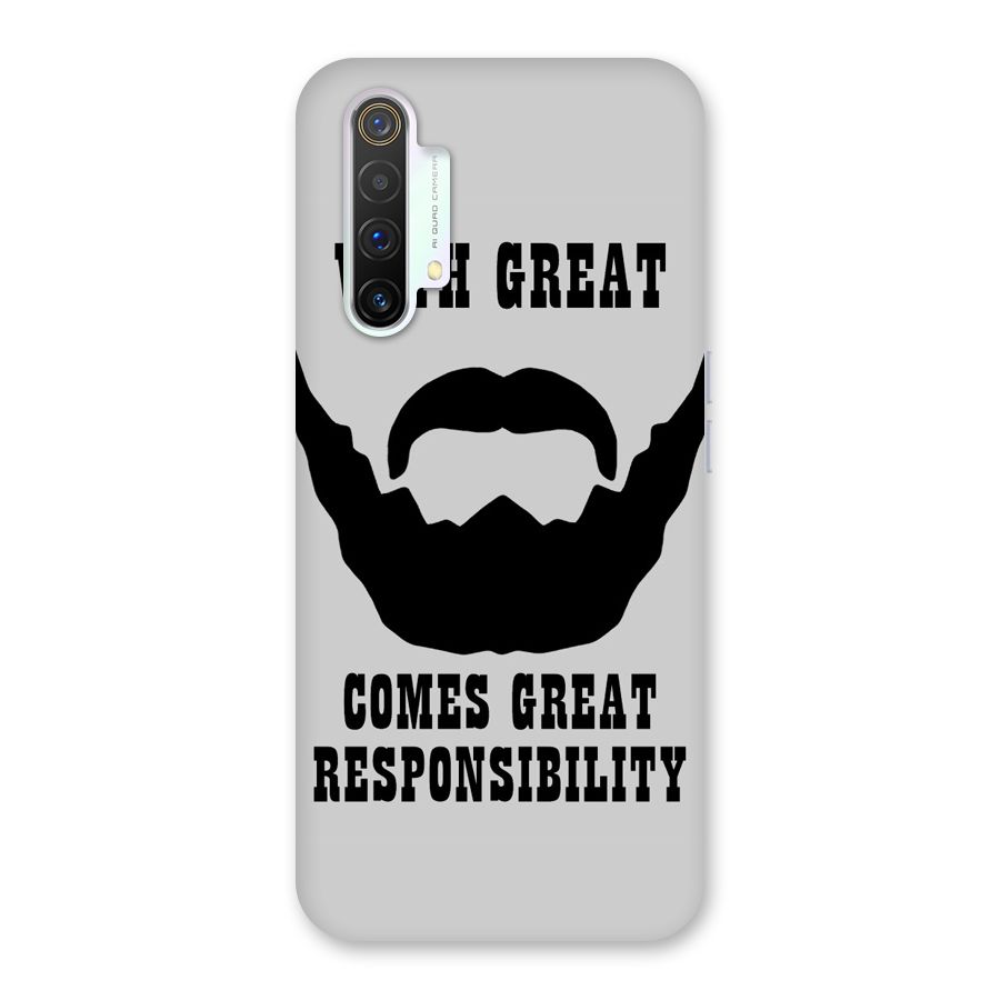 Great Beard Great Responsibility Back Case for Realme X3 SuperZoom