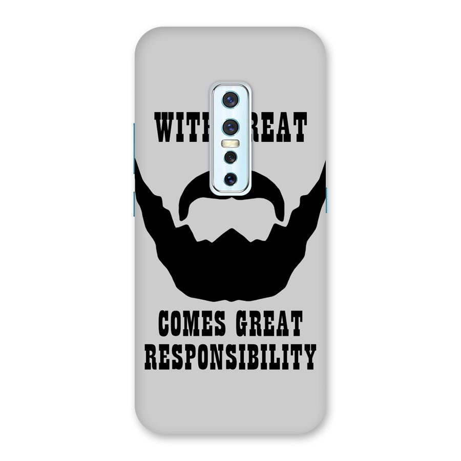Great Beard Great Responsibility Back Case for Vivo V17 Pro