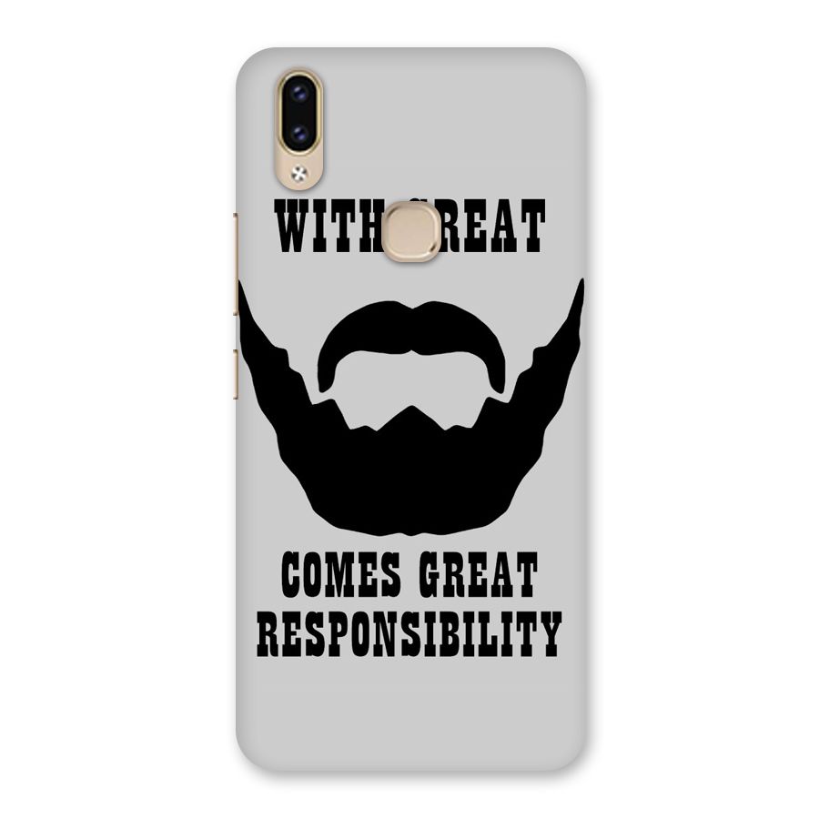 Great Beard Great Responsibility Back Case for Vivo V9 Youth