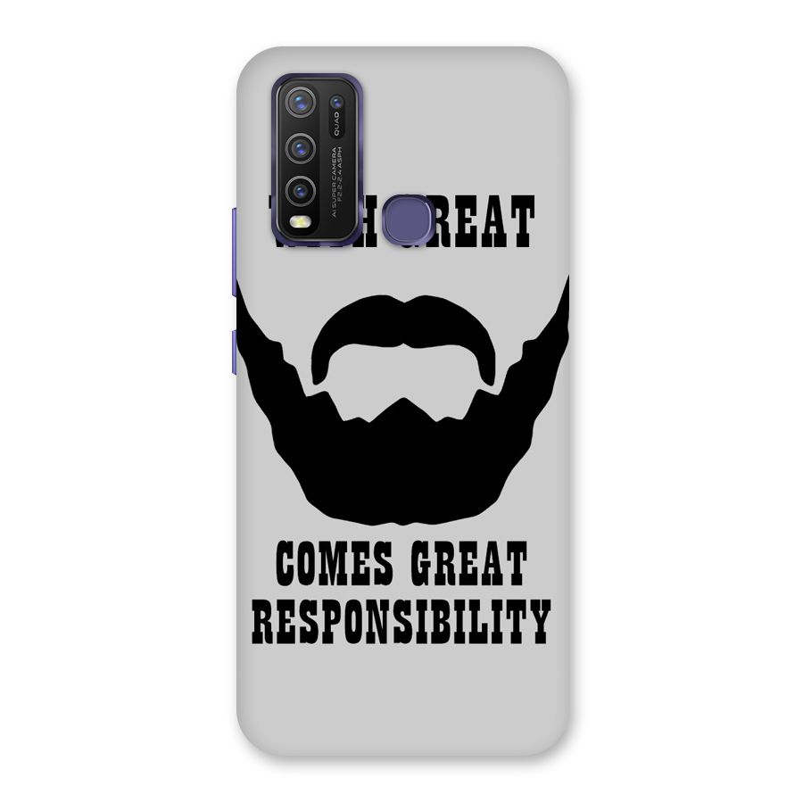 Great Beard Great Responsibility Back Case for Vivo Y50