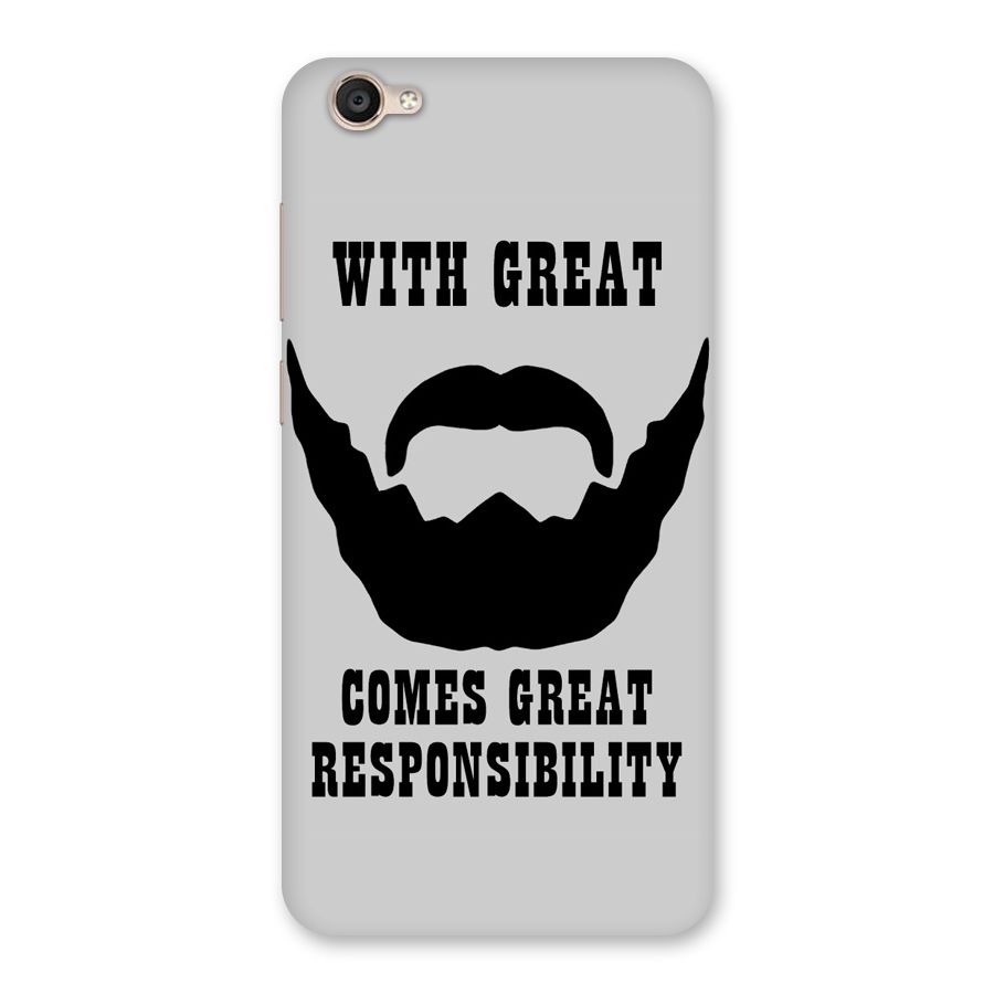 Great Beard Great Responsibility Back Case for Vivo Y55s