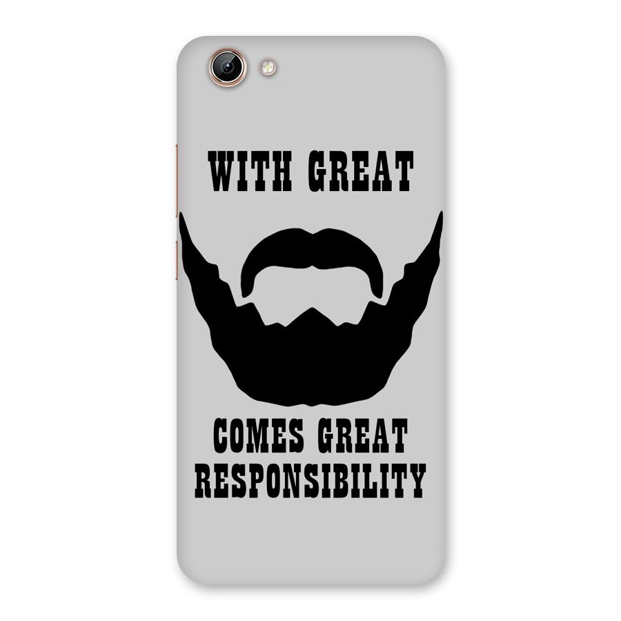 Great Beard Great Responsibility Back Case for Vivo Y71i