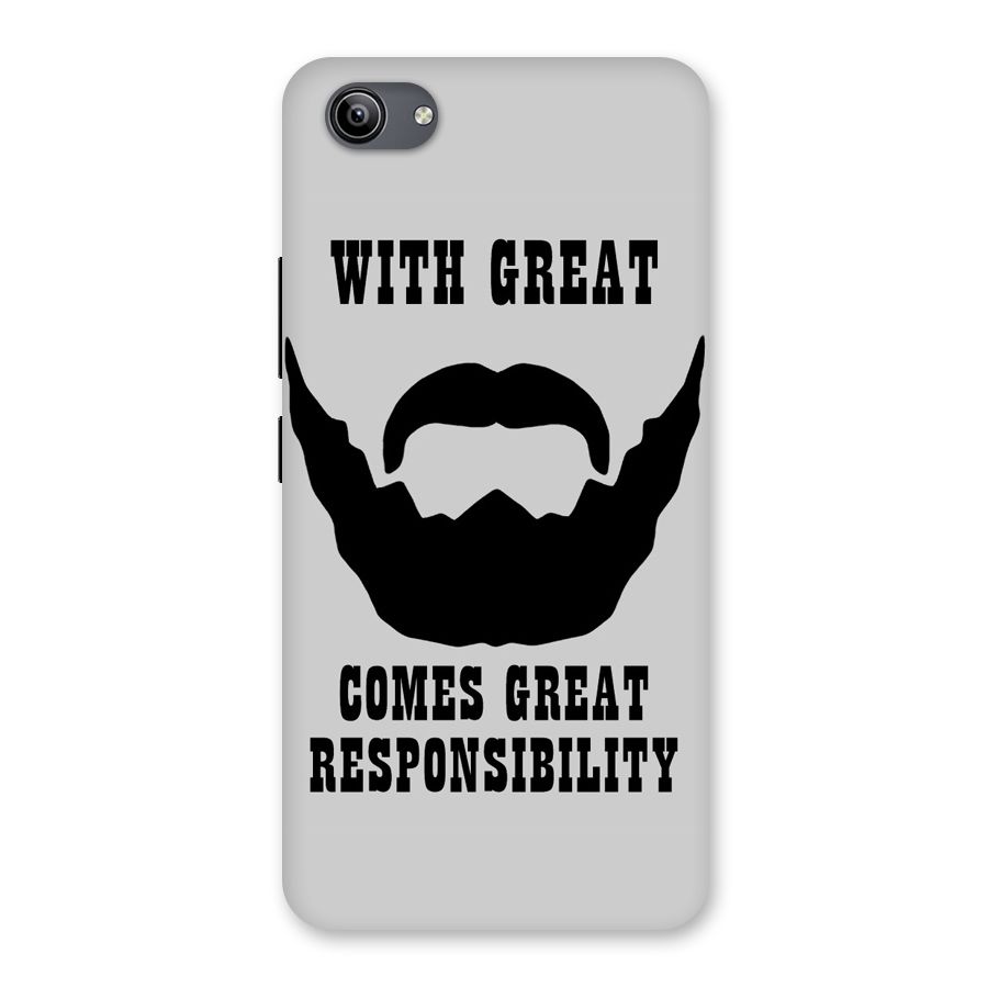 Great Beard Great Responsibility Back Case for Vivo Y81i