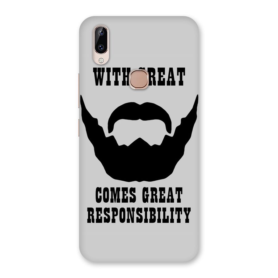 Great Beard Great Responsibility Back Case for Vivo Y83 Pro