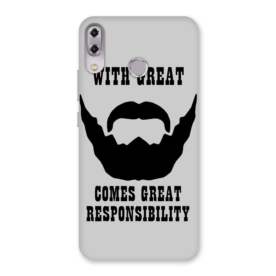 Great Beard Great Responsibility Back Case for Zenfone 5Z