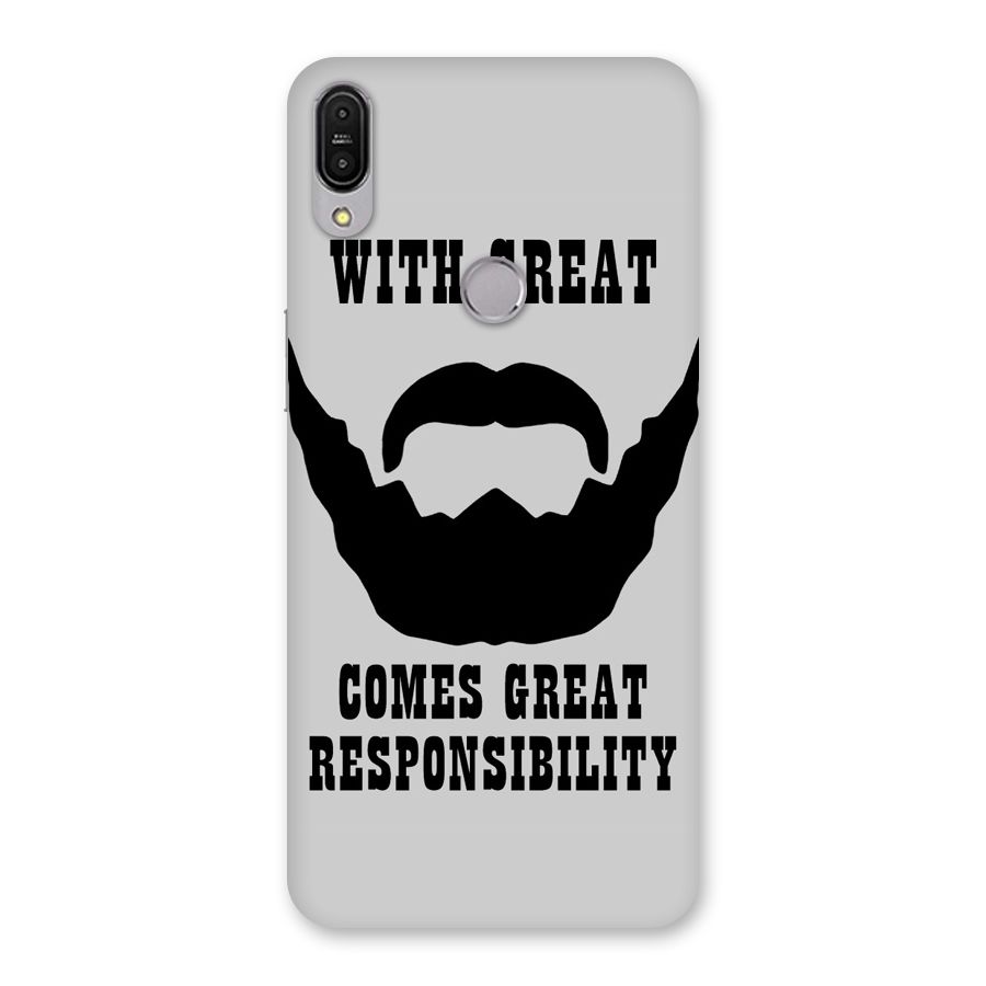 Great Beard Great Responsibility Back Case for Zenfone Max Pro M1