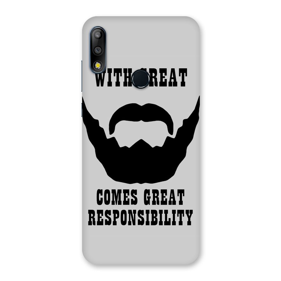 Great Beard Great Responsibility Back Case for Zenfone Max Pro M2