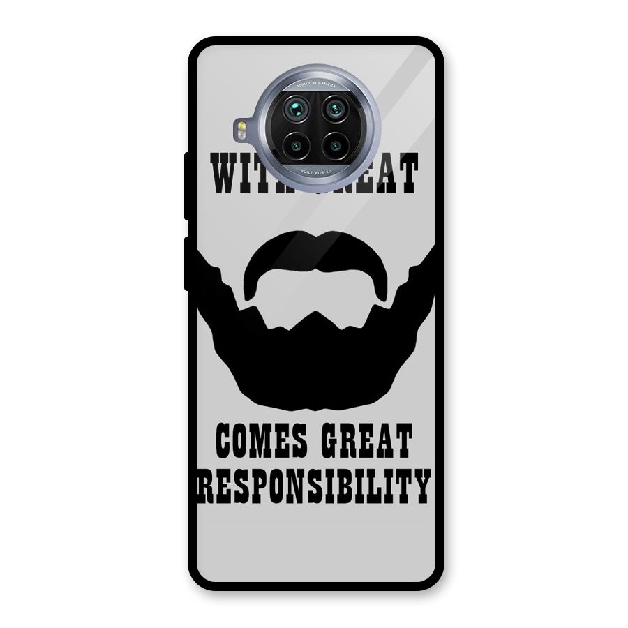 Great Beard Great Responsibility Glass Back Case for Mi 10i