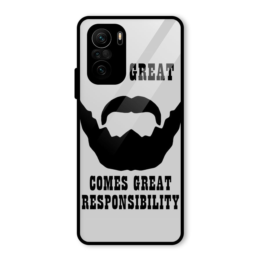 Great Beard Great Responsibility Glass Back Case for Mi 11x