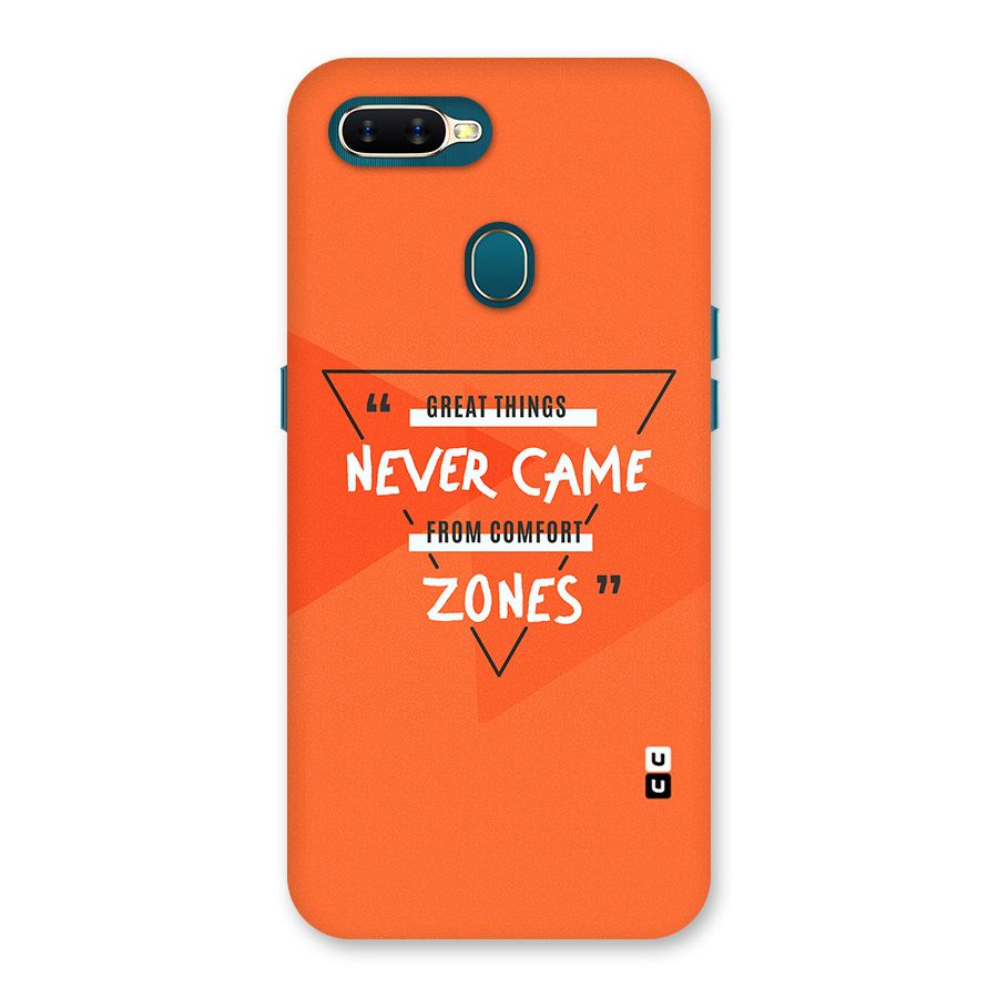 Great Things Comfort Zones Back Case for Oppo A11k
