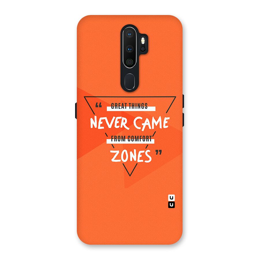 Great Things Comfort Zones Back Case for Oppo A5 (2020)