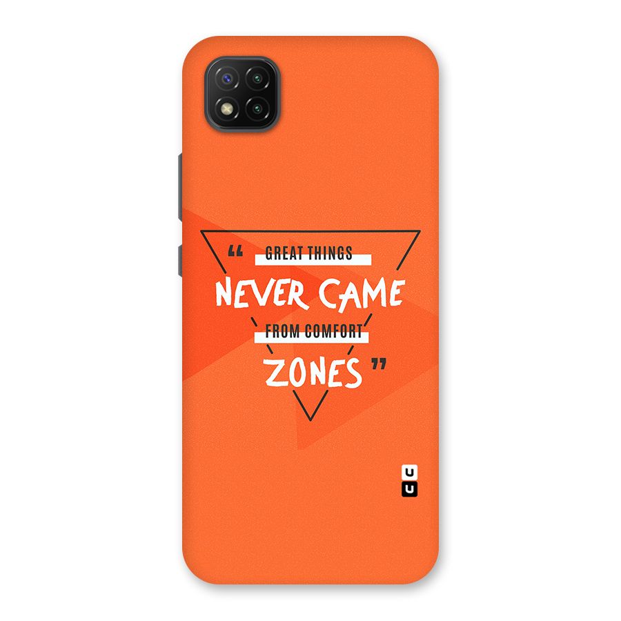 Great Things Comfort Zones Back Case for Poco C3