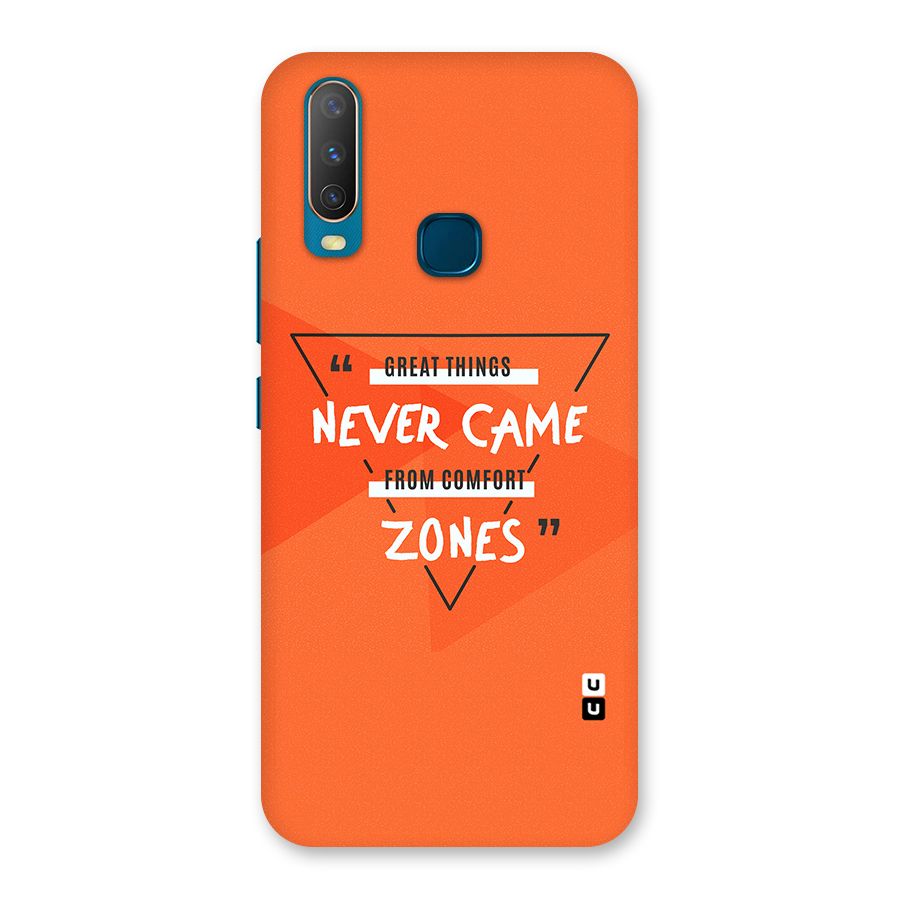 Great Things Comfort Zones Back Case for Vivo U10
