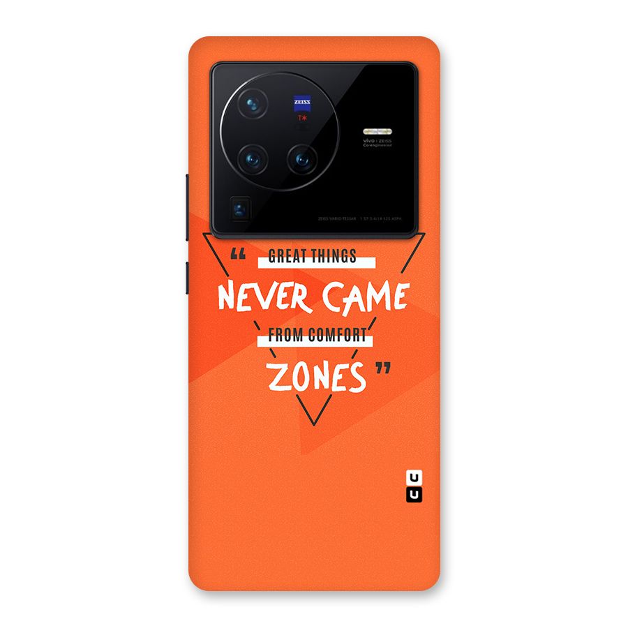 Great Things Comfort Zones Back Case for Vivo X80 Pro