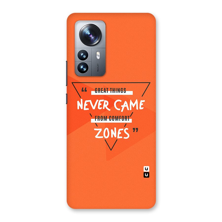 Great Things Comfort Zones Back Case for Xiaomi 12 Pro
