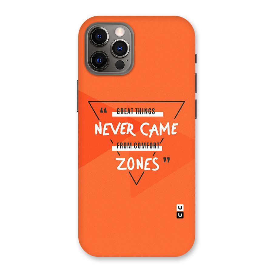 Great Things Comfort Zones Back Case for iPhone 12 Pro