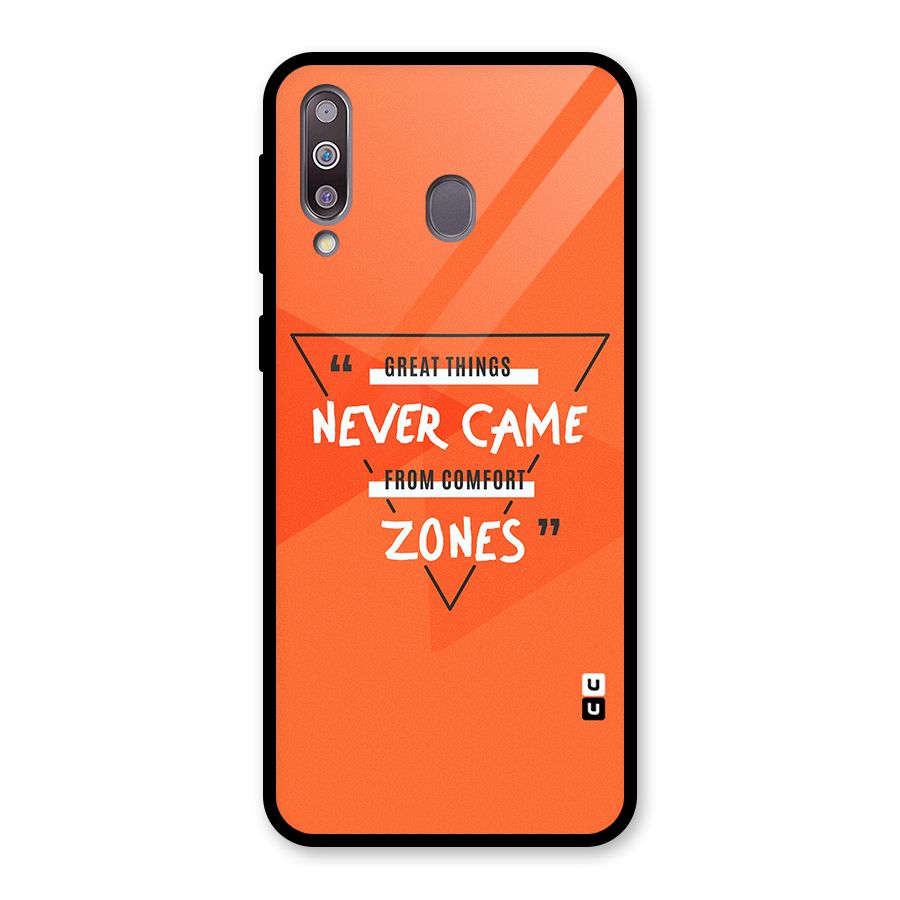 Great Things Comfort Zones Glass Back Case for Galaxy M30