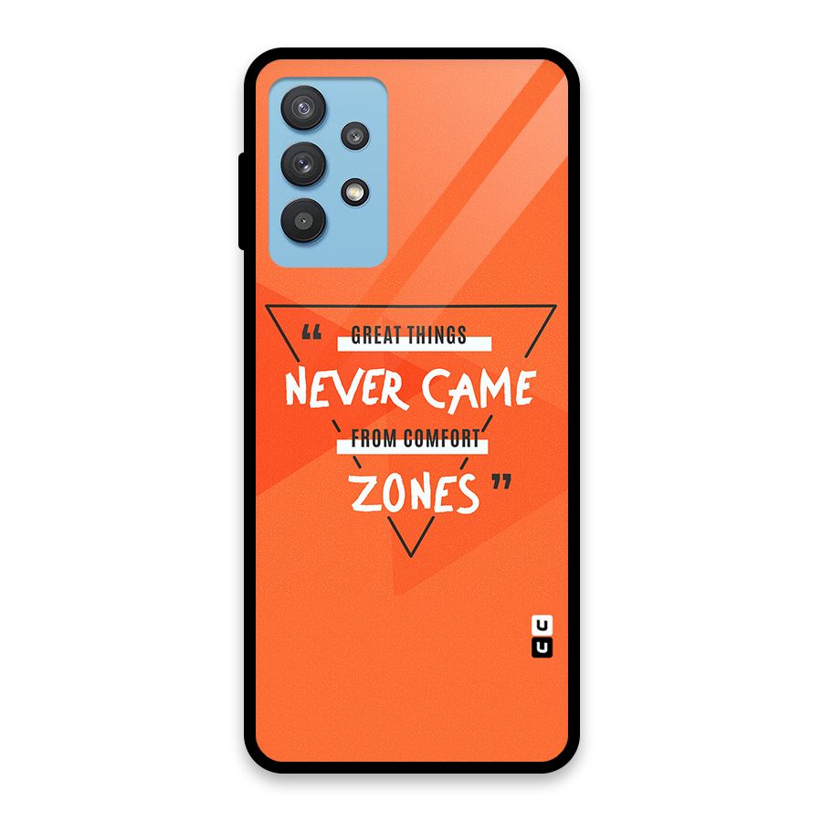 Great Things Comfort Zones Glass Back Case for Galaxy M32 5G