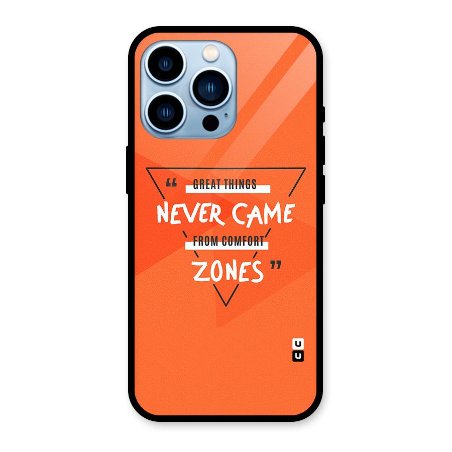 Great Things Comfort Zones Glass Back Case for iPhone 13 Pro