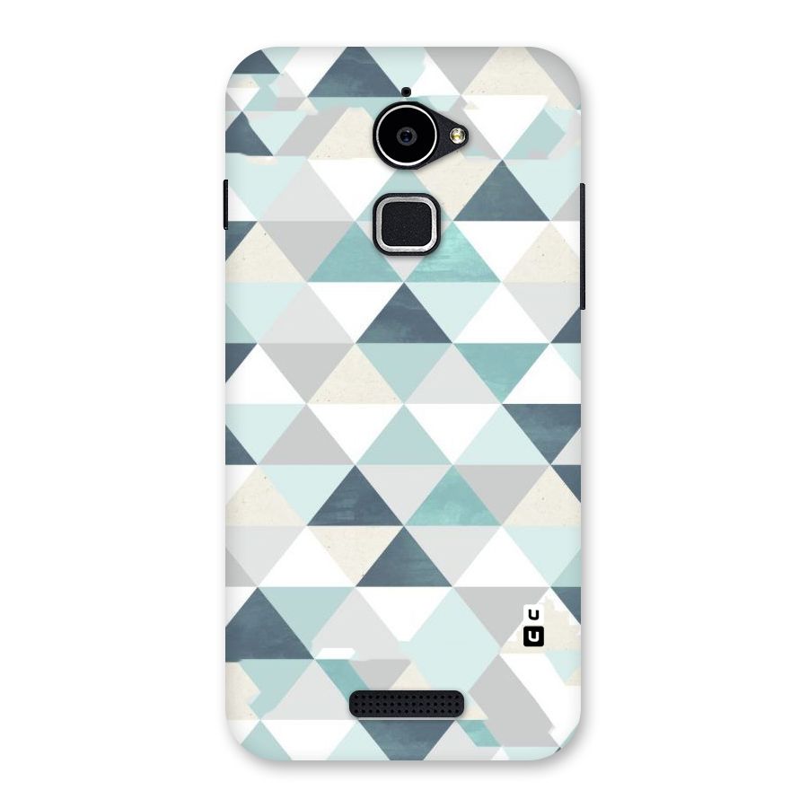 Green And Grey Pattern Back Case for Coolpad Note 3 Lite
