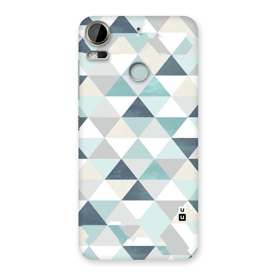 Green And Grey Pattern Back Case for Desire 10 Pro