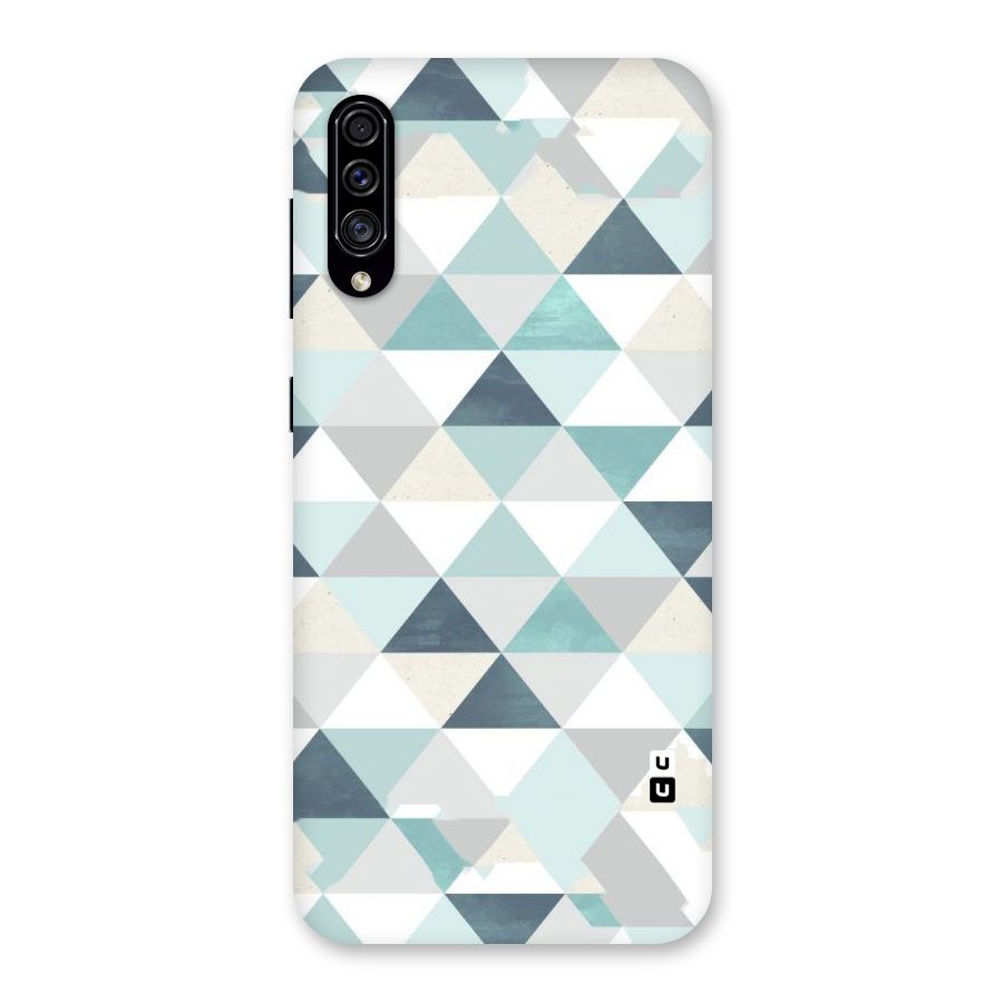 Green And Grey Pattern Back Case for Galaxy A30s