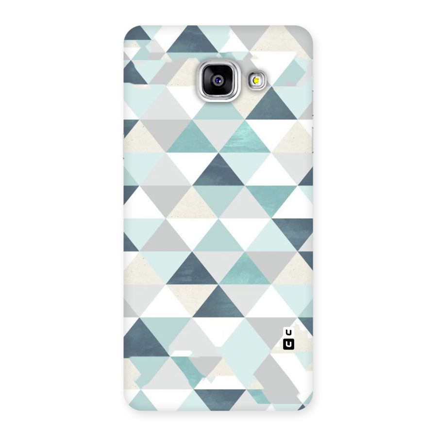 Green And Grey Pattern Back Case for Galaxy A5 2016