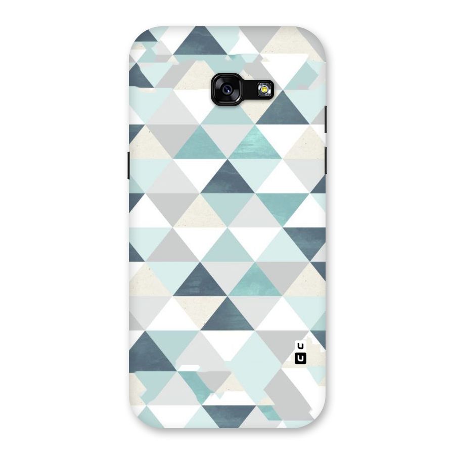 Green And Grey Pattern Back Case for Galaxy A5 2017